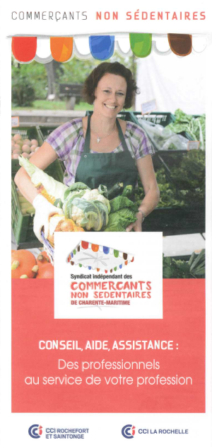 Brochure Syndicat des Commerants Non Sdentaires